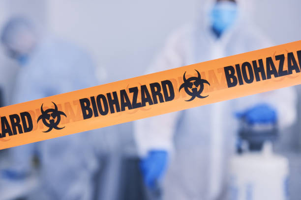 Professional Biohazard Cleanup technician working in Decatur, GA